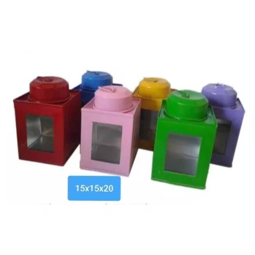 Topes kaleng kerupuk jadul ukuran 15x20/toples lebaran/toples estetik/toples anti unik