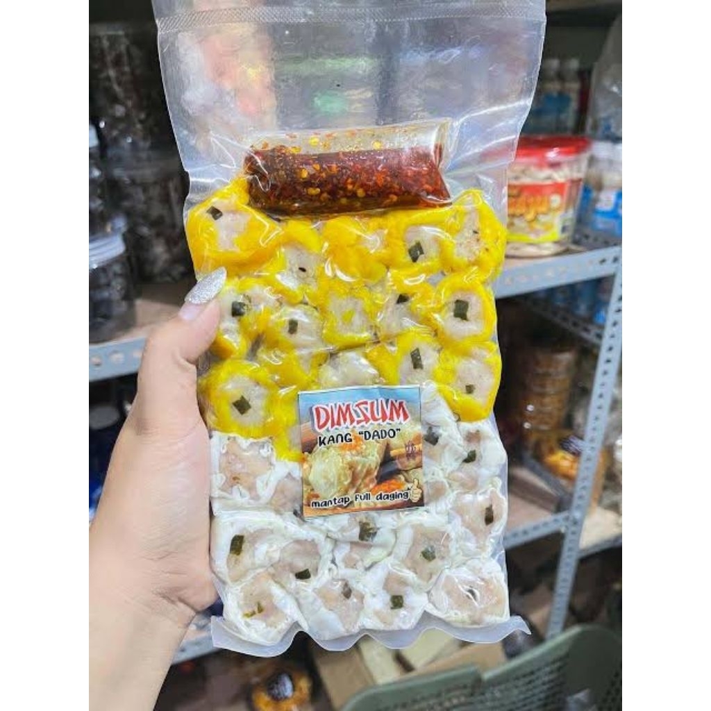 

DIMSUM MINI AYAM KANG DADO ISI 30 PCS FREE CHILI OIL ENAK LEZAT VIRAL SEAFOOD BANDUNG ONLY