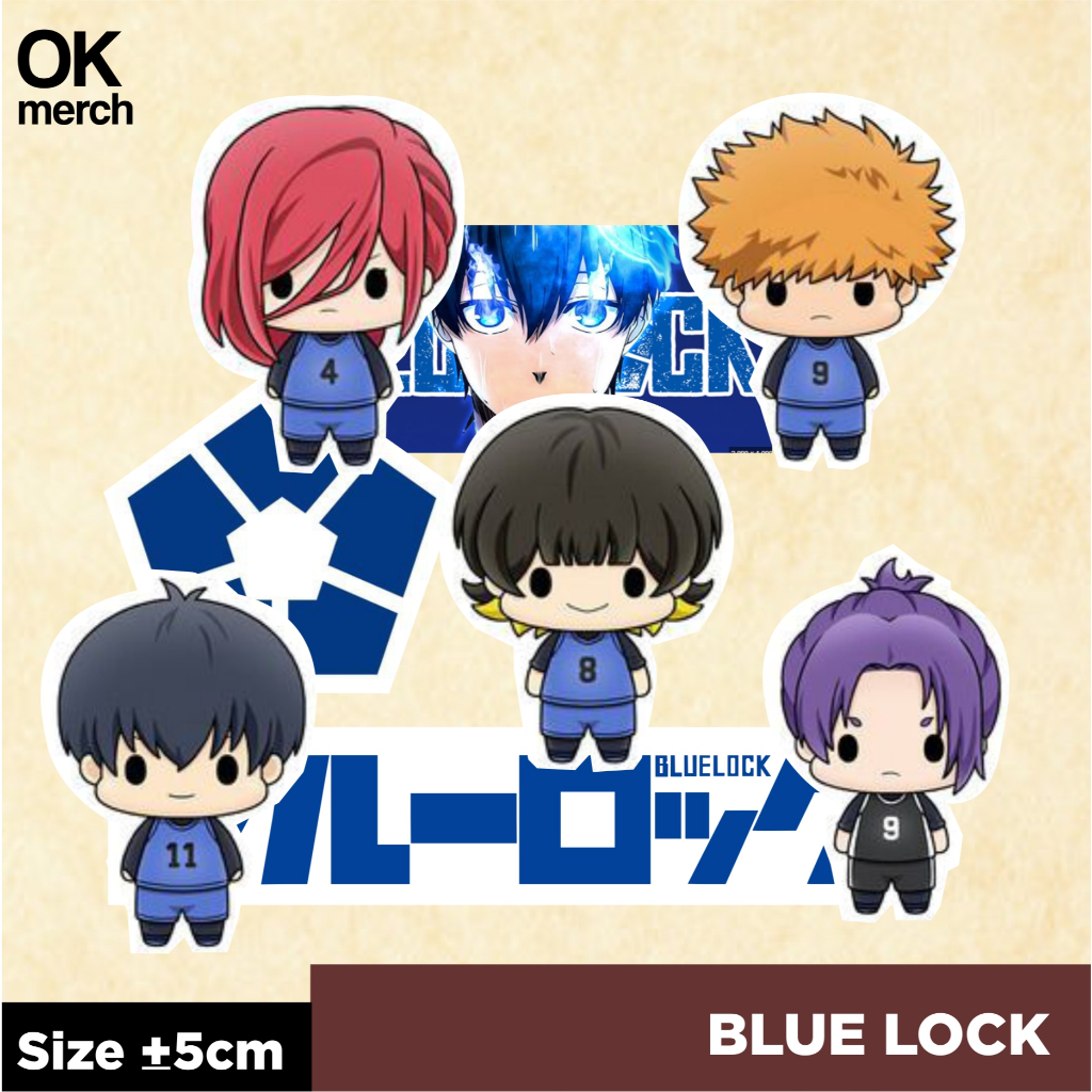

Blue Lock - Sticker Indoor Vinyl Die Cut Laminasi - Stiker Laptop Handphone Buku Anime