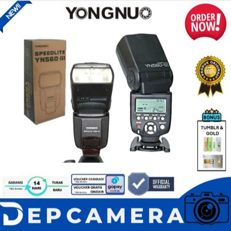 Yongnuo YN-560 III For Canon / Nikon Manual Flash | YN 560 / YN560
