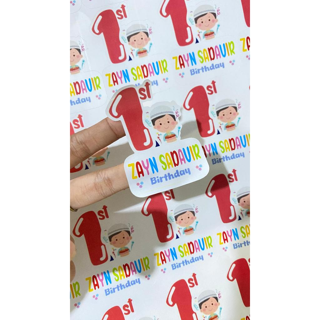 

Sticker Ulang Tahun Anak Sticker Karakter Bento Birthday Sticker Anak souvenir Isi 30 pcs