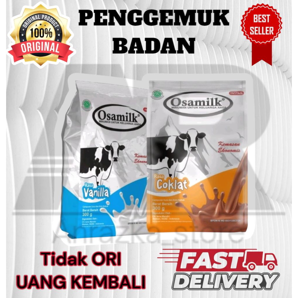 

OSAMILK (TERLARIS) STOK SELALU TERBARU - susu osamilk - susu penggemuk badan - osamilk - susu gemuk - penggemuk badan - penambah nafsu makan