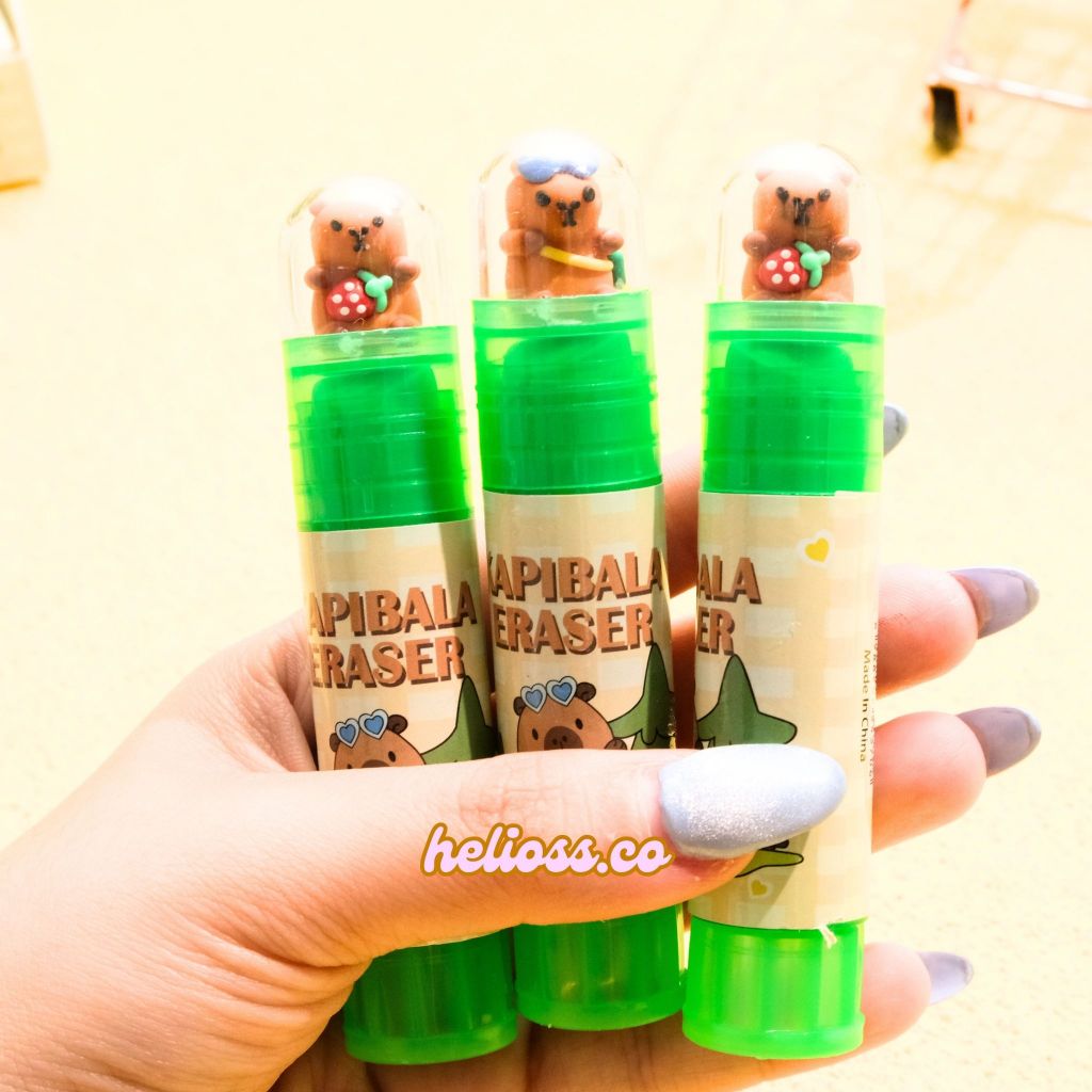 

PENGHAPUS ERASER CAPYBARA KAPIBARA PENGHAPUS LUCU UNIK MOTIF KAPIBARA CAPYBARA PENGHAPUS PUTAR LIPSTIK CAPYBARA HELIOSS.CO
