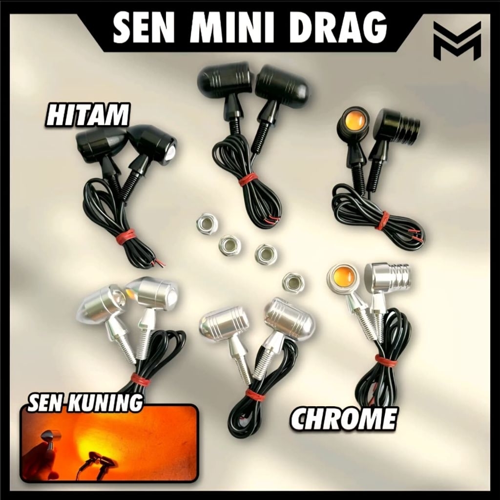 LAMPU SEIN LED MATA ELANG MOTOR MODEL PALU LANCIP DRAG MINI