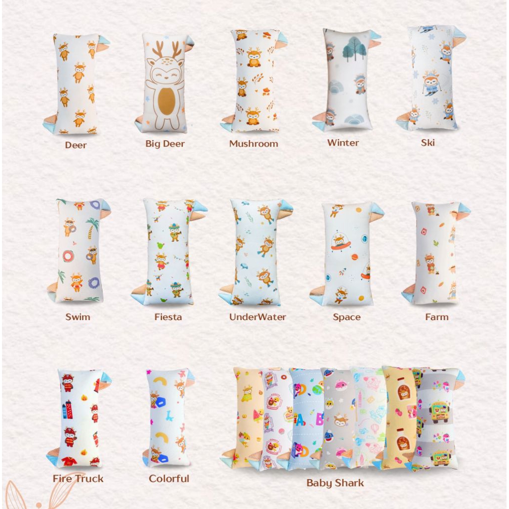 Hikarusa guling skydeer S M L  / hikaru buddy pillow / hikarusa deer / hikarusa mushroom / hikarusa 