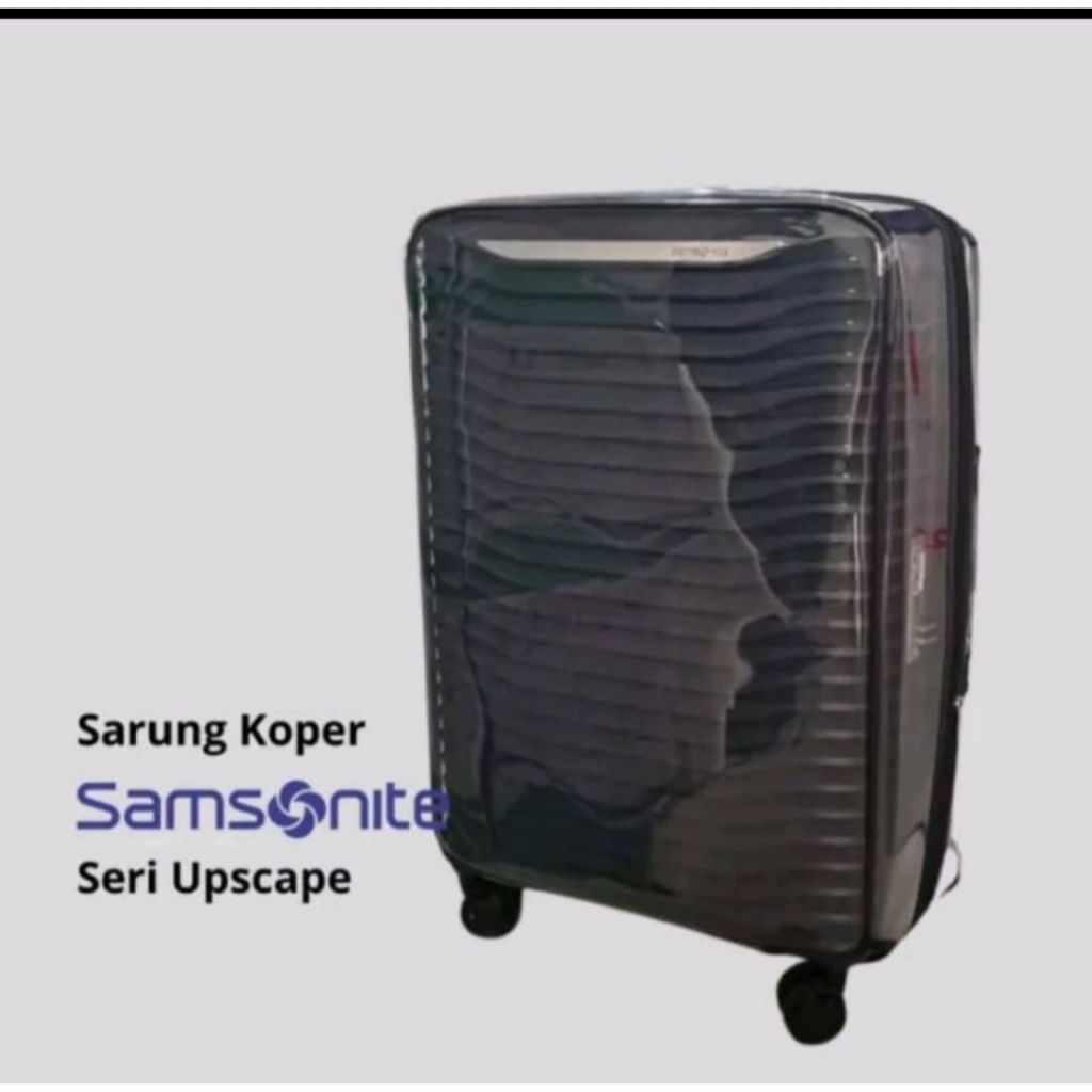 Sarung koper Luggage cover fullmika spiral  Samsonite Upscape, tersedia