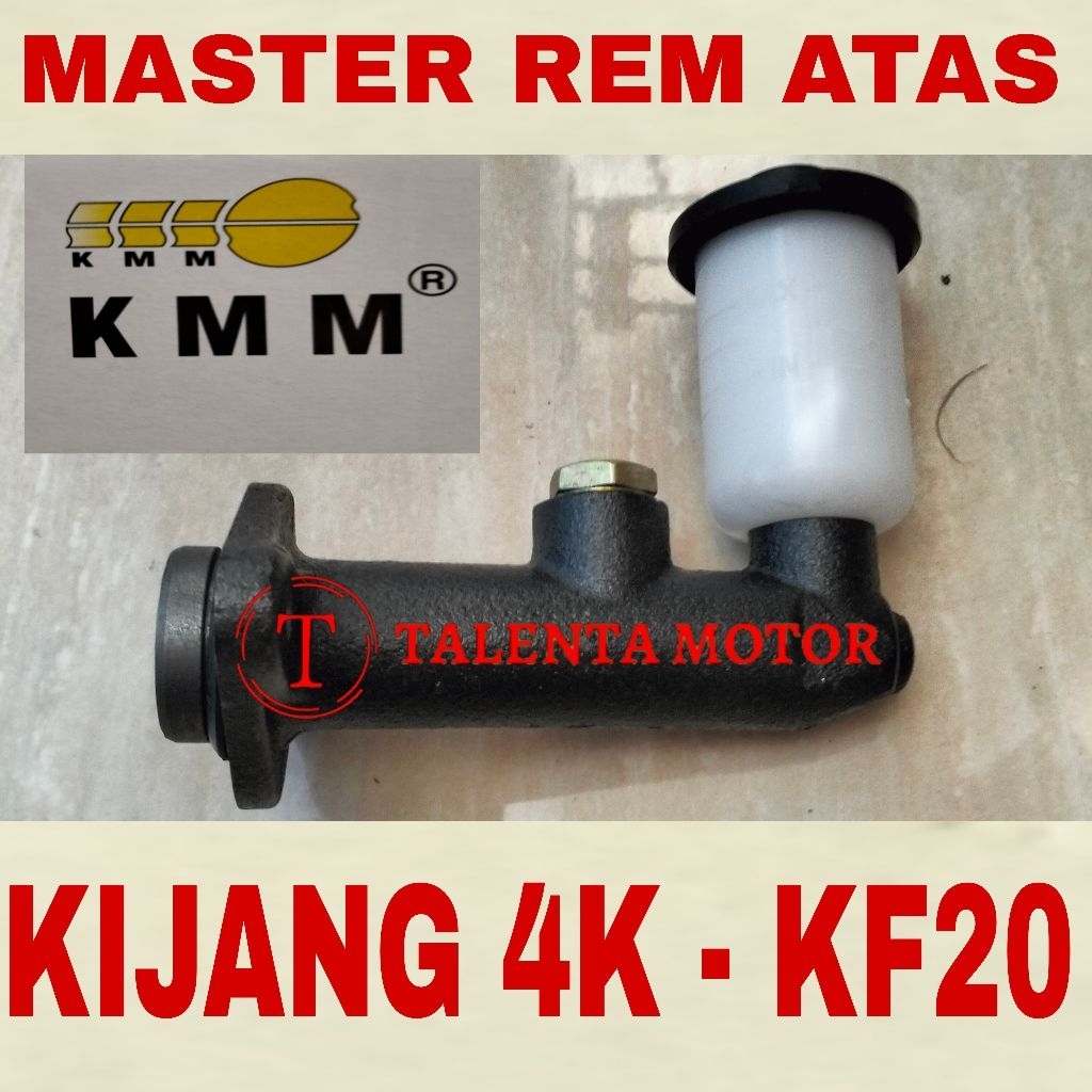 BERGARANSI. MASTER REM ATAS KIJANG 4K KF20 BM ASSY BRAKE PUSAT SENTRAL MERK KMM ORIGINAL