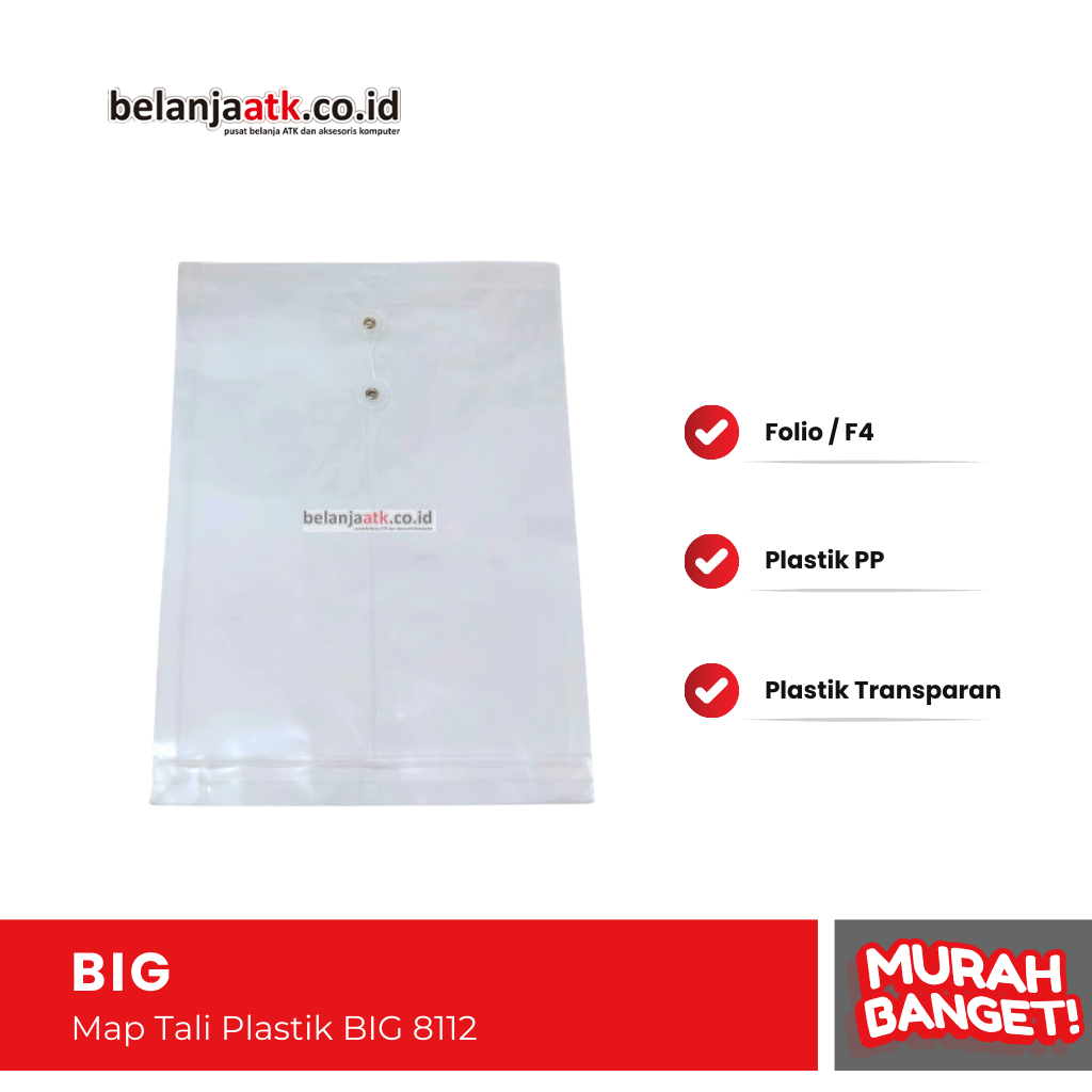 

Map Tali Plastik BIG 8112 Ukuran F4