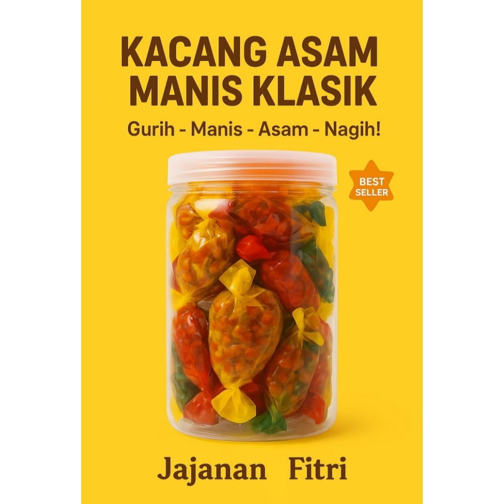 

Kacang Asam Manis Premium - Camilan Nostalgia Favorit Keluarga