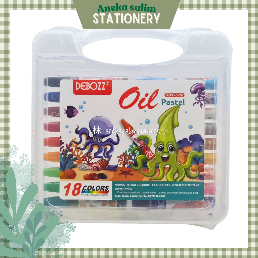 

Anekasalim - Oil pastel/crayon Debozz 12/18/24/36 warna