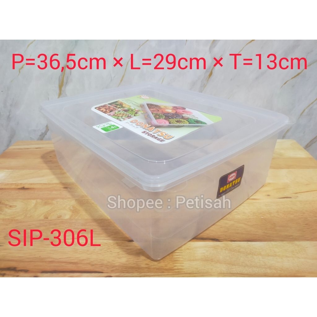 Kotak Donatsu Shinpo SIP306L / Kotak Donat Tinggi Transparan / Kotak Durian / Kotak Plastik Serbagun