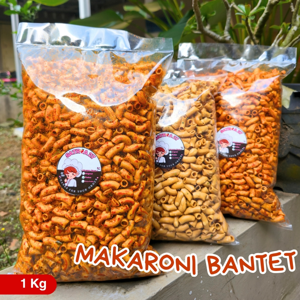

Makaroni Bantet 1kg Tasikmalaya / Makaroni Bantet Jajanan Tasikmalaya