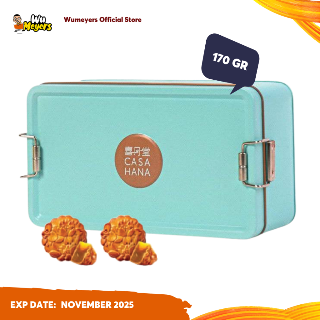 

CASAHANA Love Moon For Two Mooncake 2x170gr – LS White Lotus 2 Yolk | Kue Bulan Premium Hampers