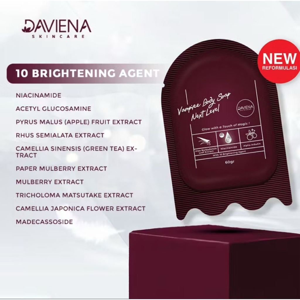 Sabun Vampire Daviena next Level | Vampire Mask & Body soap