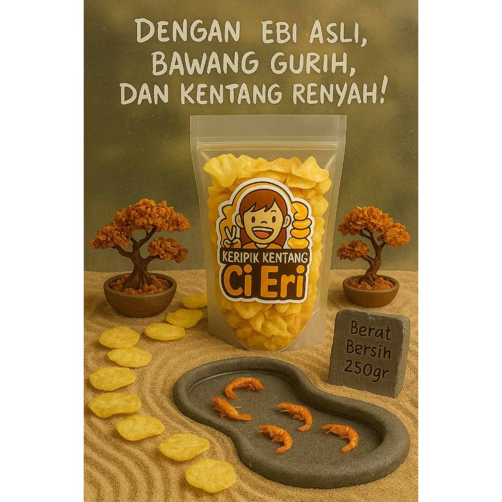 

Keripik Kentang Ebi – Snack Premium Gurih & Renyah