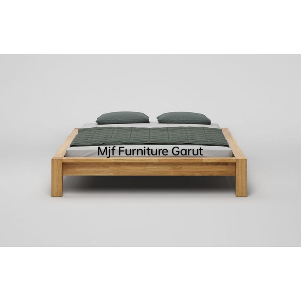 Dipan Kayu/Tempat tidur kayu/Dipan kayu minimalis/dipan kayu pendek/Tempat Tidur kayu korea/Ranjang 