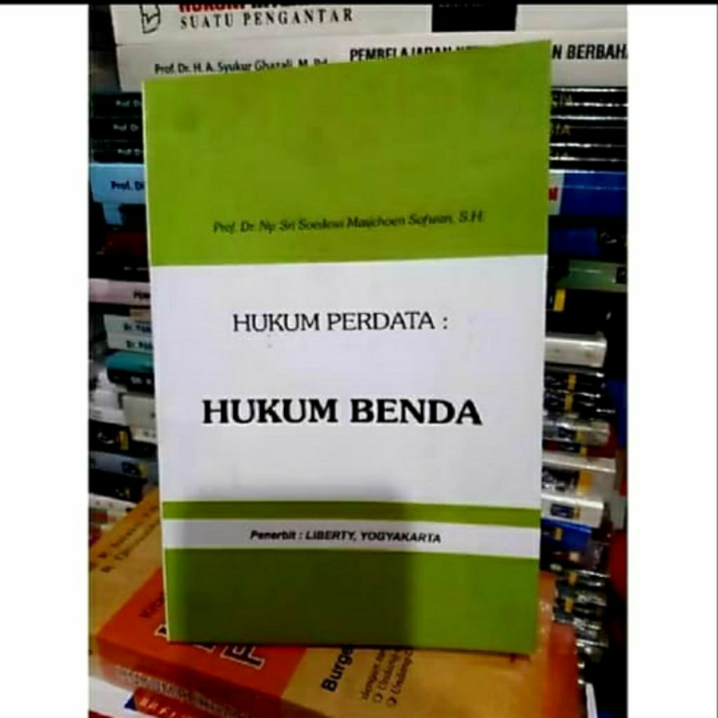 Buku Hukum Perdata Hukum Benda (Sri Soedewi)