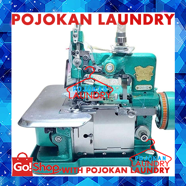 Obras Butterfly GN 1 / Mesin Obras Butterfly GN 1/ GN-1 / GN1 (FULL SET / KOMPLIT / UNIT SAJA)