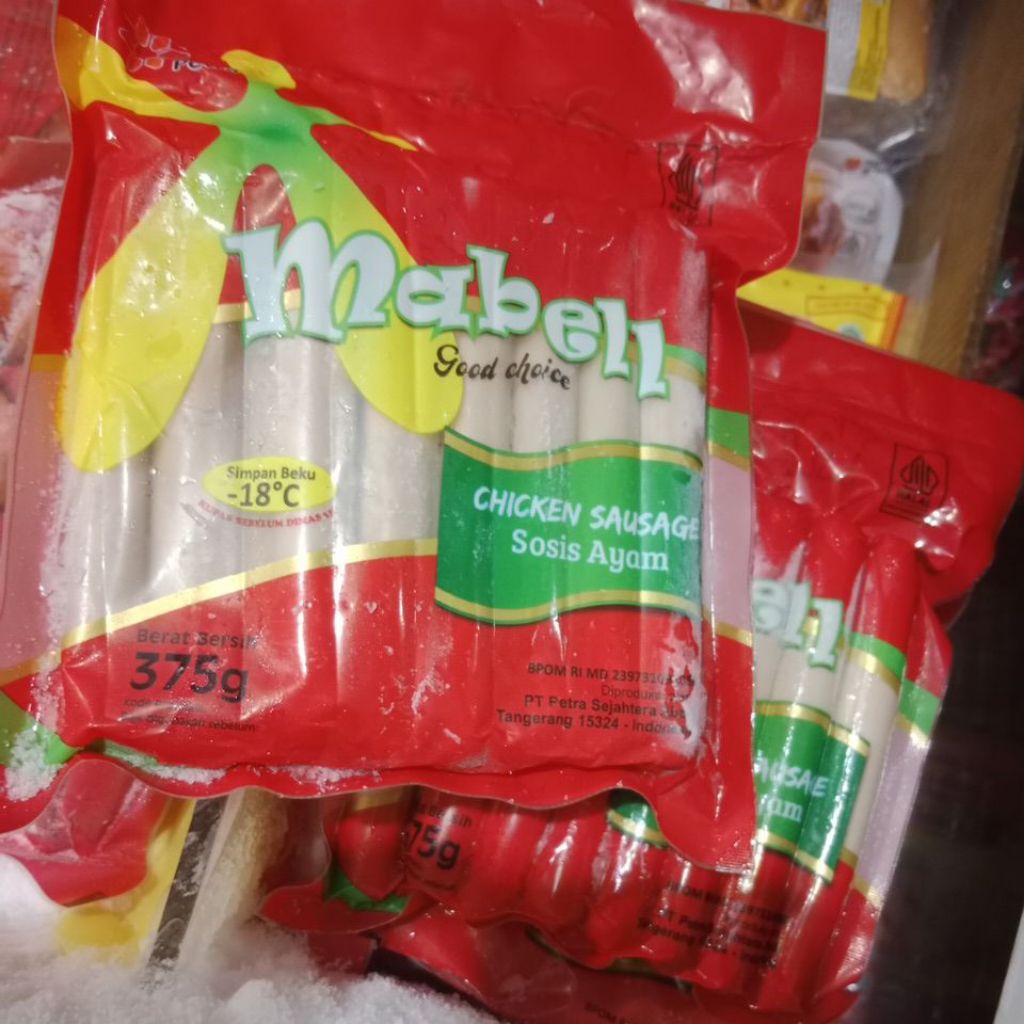 

Sosis ayam mabel 375gr