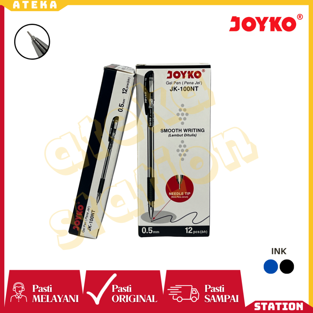 

Pulpen gel JOYKO JK-100 / JK-100NT 0.5 mm (12pcs)