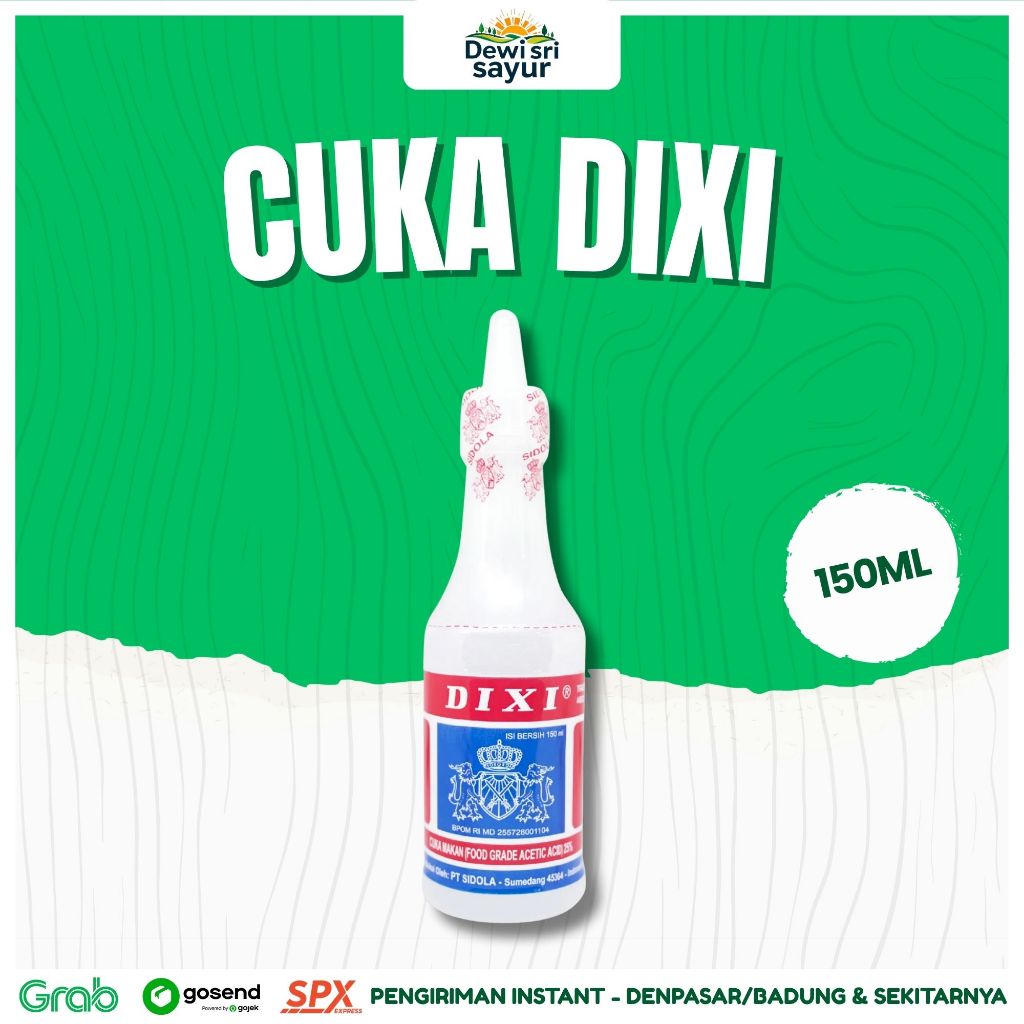 

Cuka Dixi 150ml – Dewi Sri Sayur