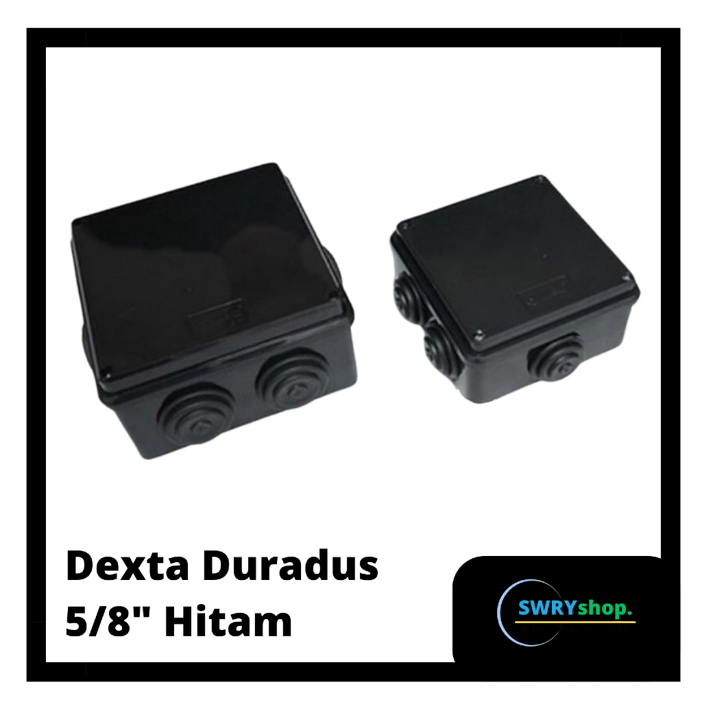 DEXTA Duradus (Junction Box) 5/8" Warna Hitam
