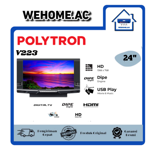 TV Tabung Digital 24V223 24Inch TV Tabung Digital