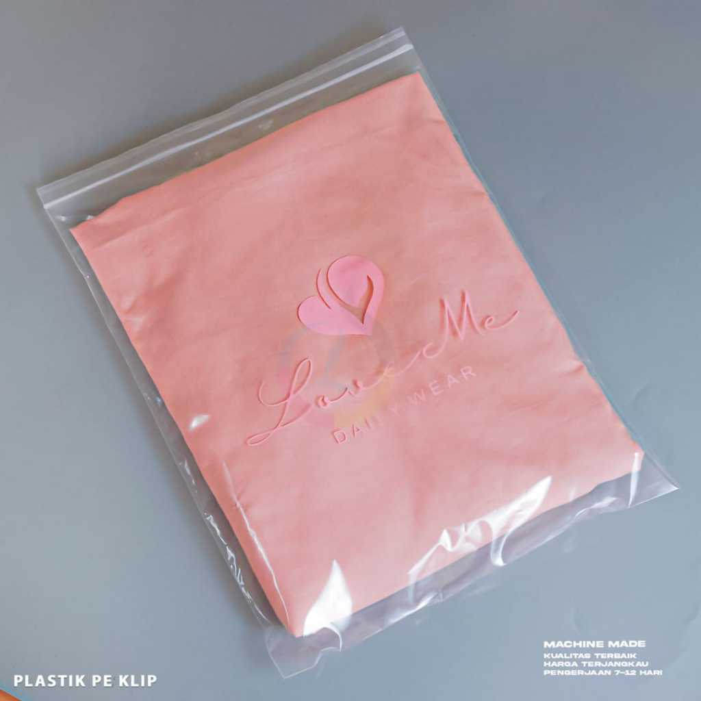 

100pcs plastik PE klip, plastik packing, kantong plastik