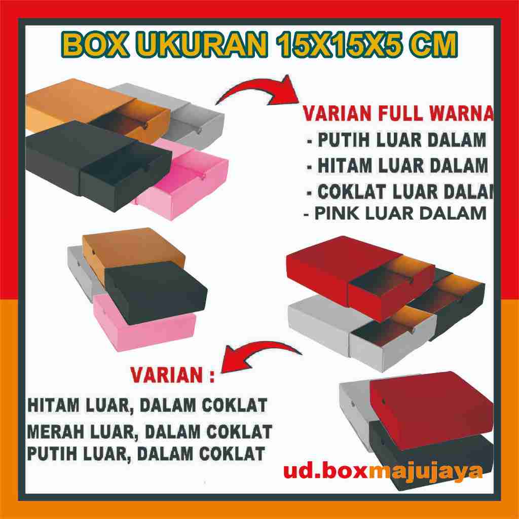 

Box 15x15x5 cm / Box Slide (Sledding) / Kardus Polos