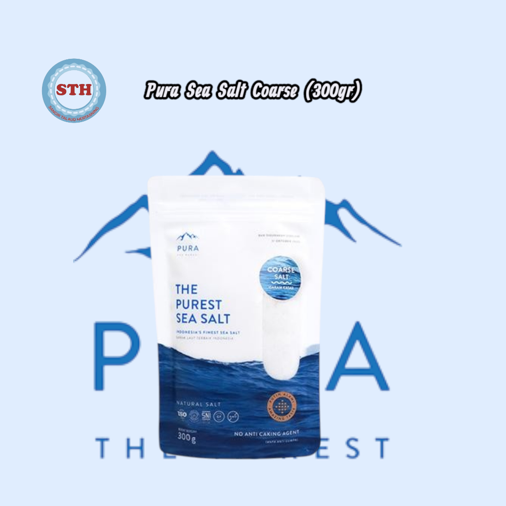 

Pura Purest Sea Coarse Salt 300gr - Organic Natural Sea Salt