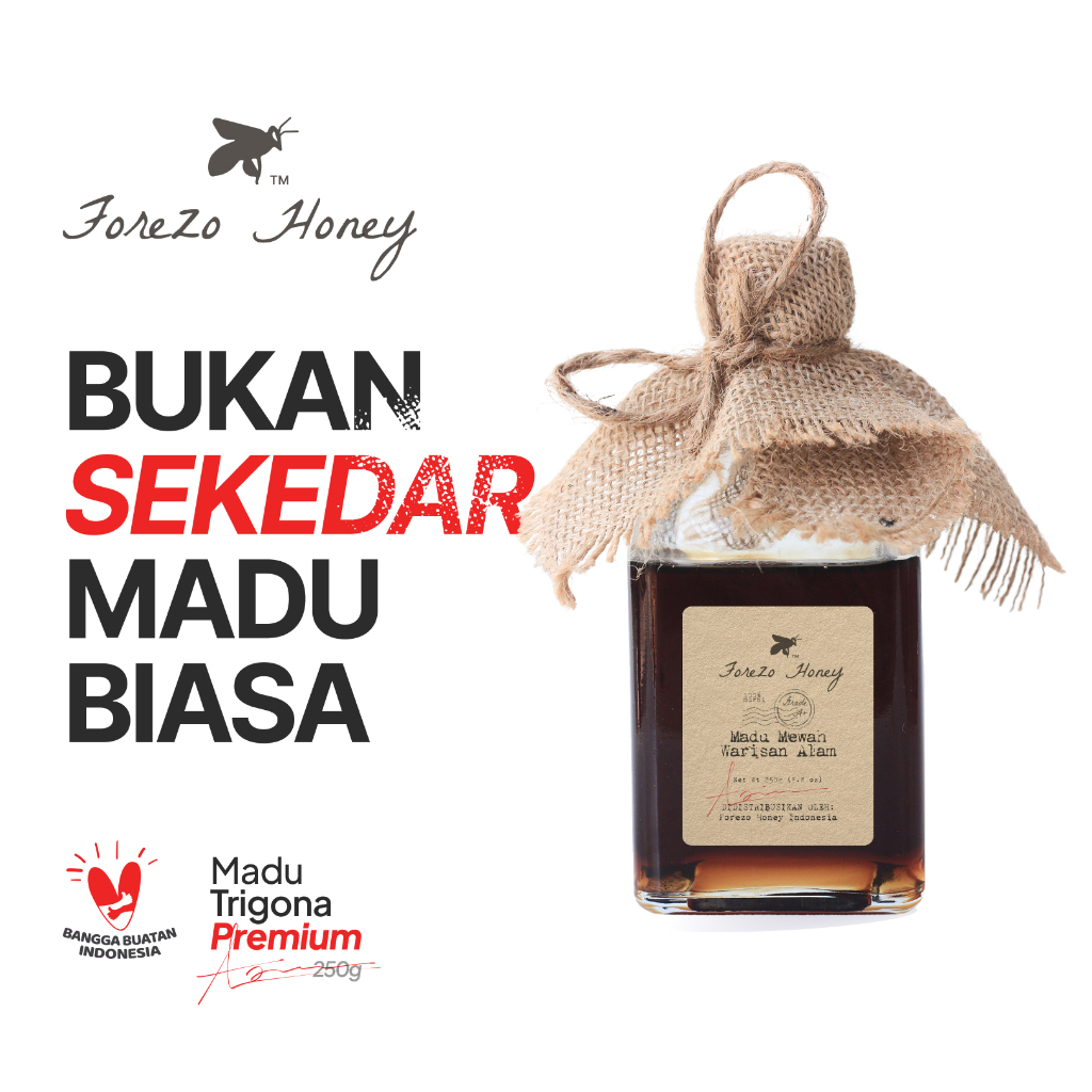 

FOREZO HONEY Madu Lebah Klanceng Trigona Asli Original 100% Pure Raw Honey