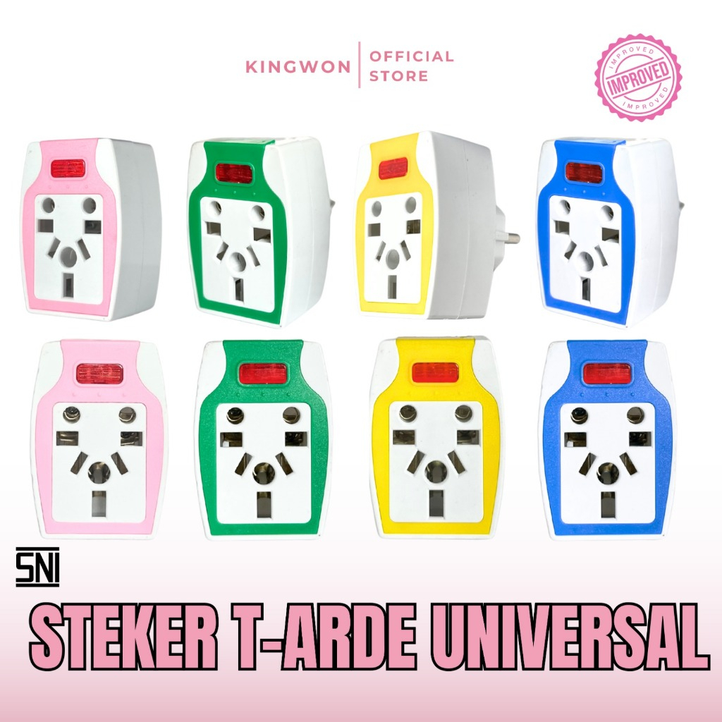 COLOKAN STEKER T SERBAGUNA / OVER STEKER T / COLOKAN LISTRIK T SERBAGUNA / STOP KONTAK DEXICON SNI