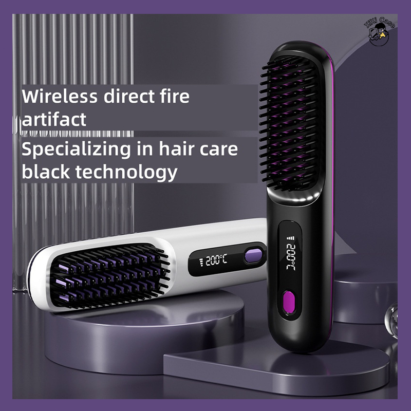 Xixi Sisir Catok Pelurus Rambut Elektrik Wireless Catokan Sisir Pelurus Rambut Electric Hair Comb Co