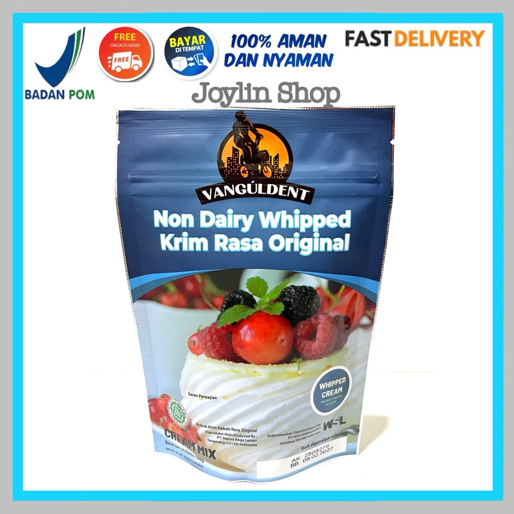 

WHIP CREAM TOPPING 100GR RASA ORIGINAL PREMIUM / WHIPPED KRIM POWDER / WHIPPING CREAM TOPPING