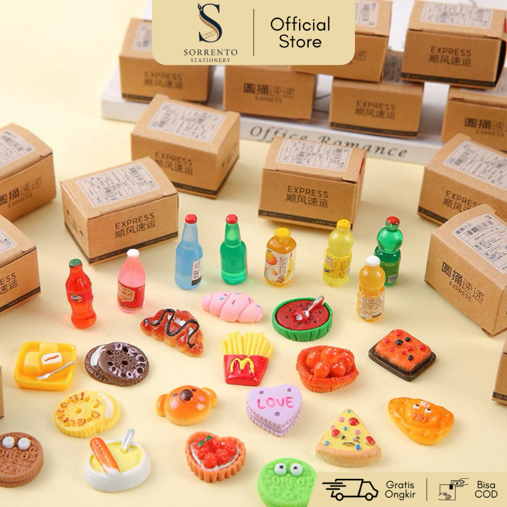 

Blind Box Miniatur Resin Karakter - Mainan Gacha Pajangan Meja