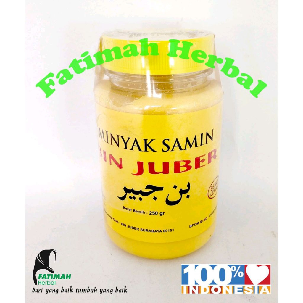 

Minyak Samin Bin Juber Kemasan Ekonomis 250 gram