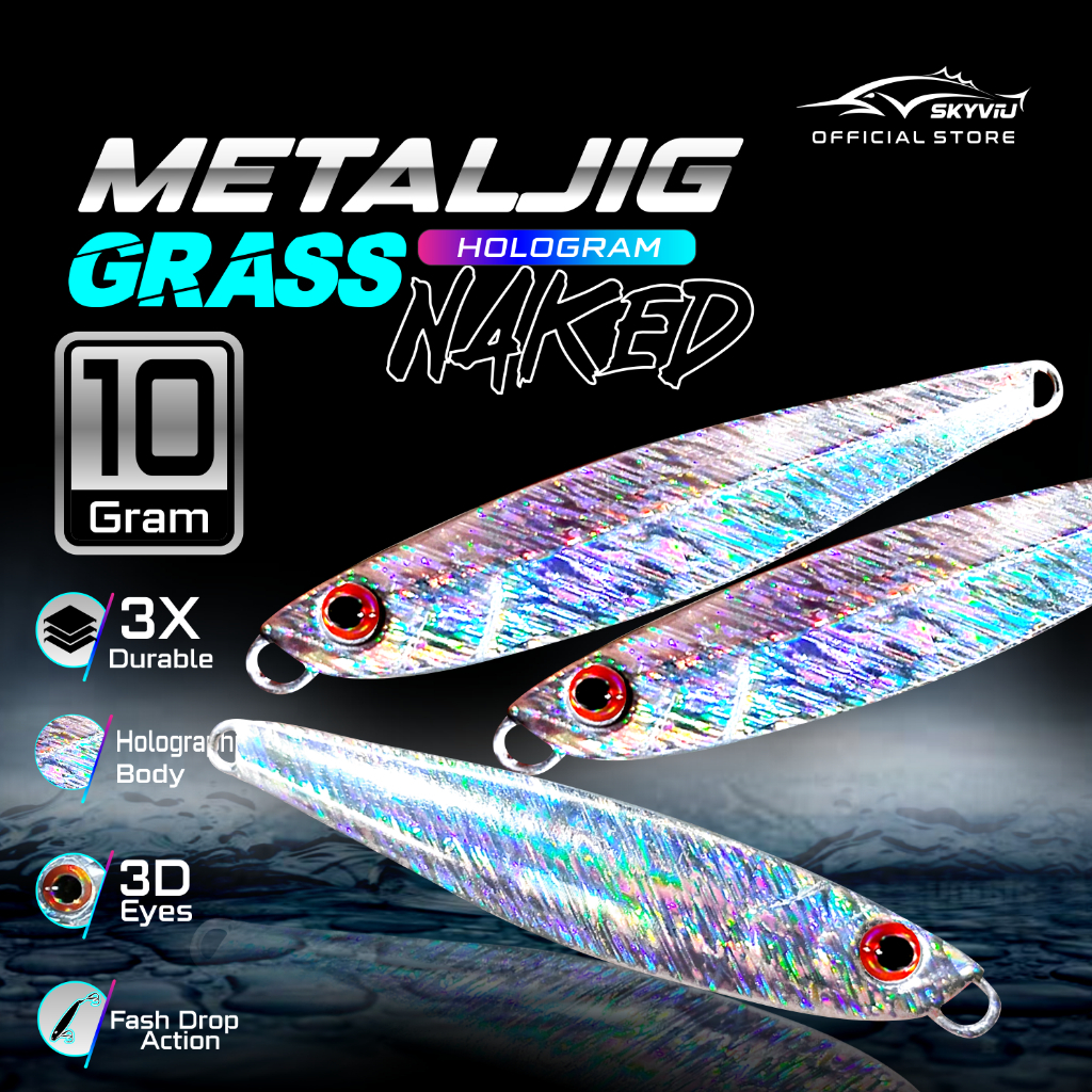 Micro Jig 10 Gram SKYVIU JPX Metal Jig 10gr Mikro Jig 10gram Ultralight Fishing Lures 10g Umpan Jigg