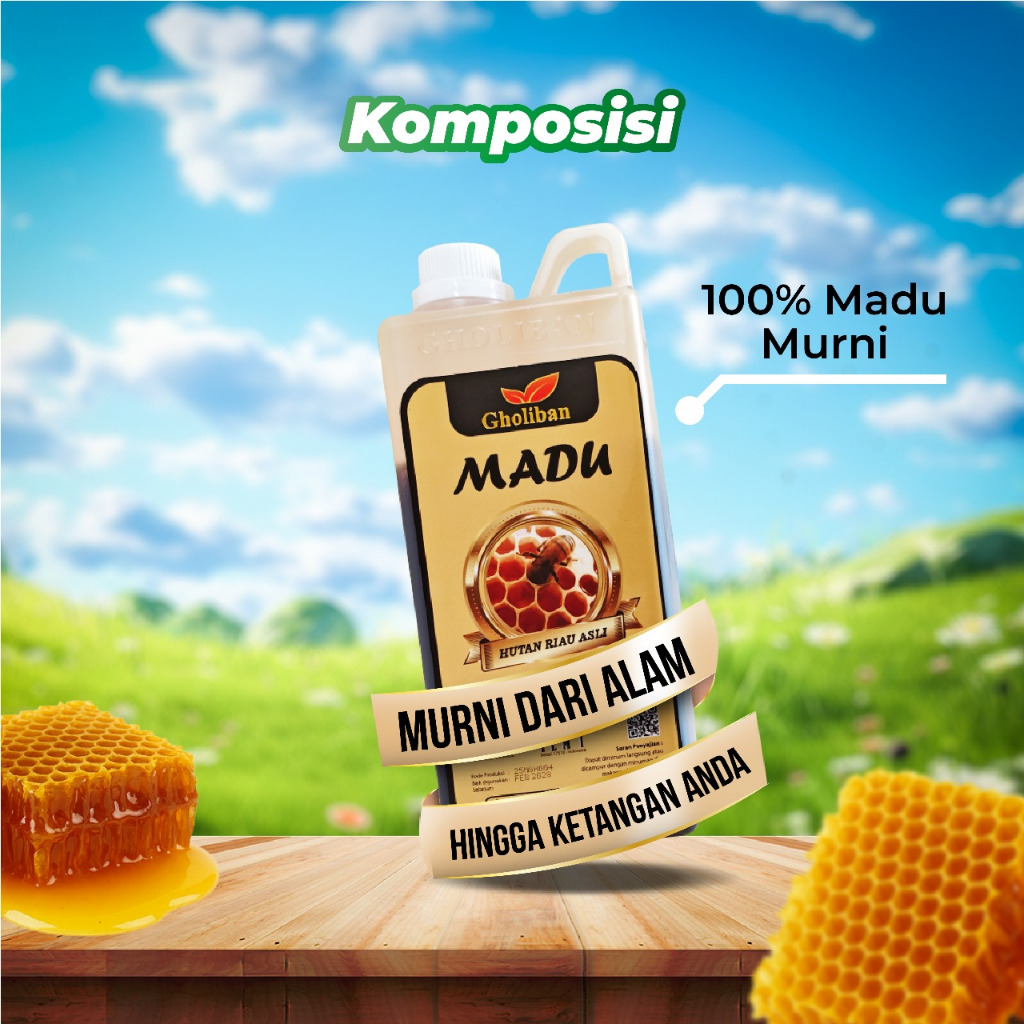 

Madu Hutan RIAU Gholiban 1kg / 1 kg