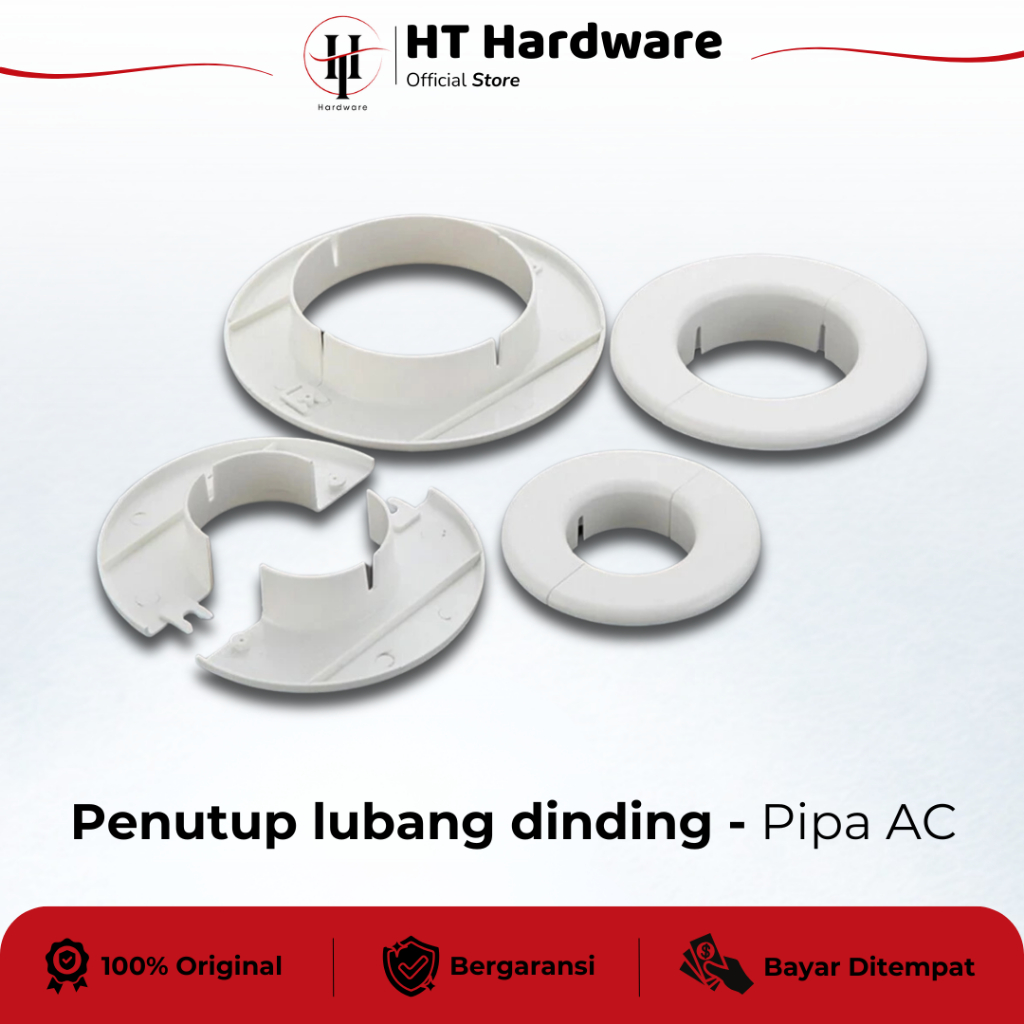 Penutup Lubang Dinding Pipa AC / Lem Penutup Lubang dinding AC HT Hardware