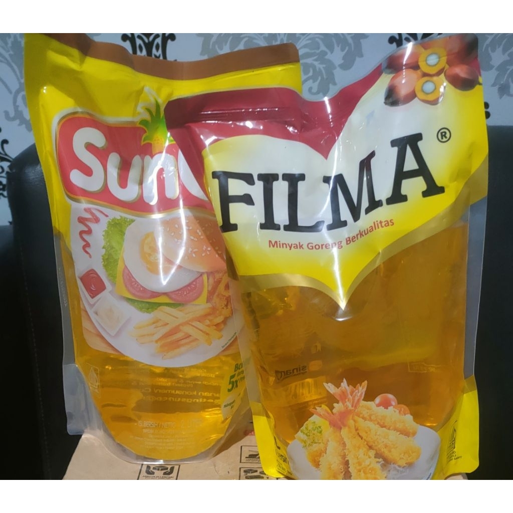 

SUNCO 2Liter , minyak goreng sunco reffil/pouch kemasan 2liter