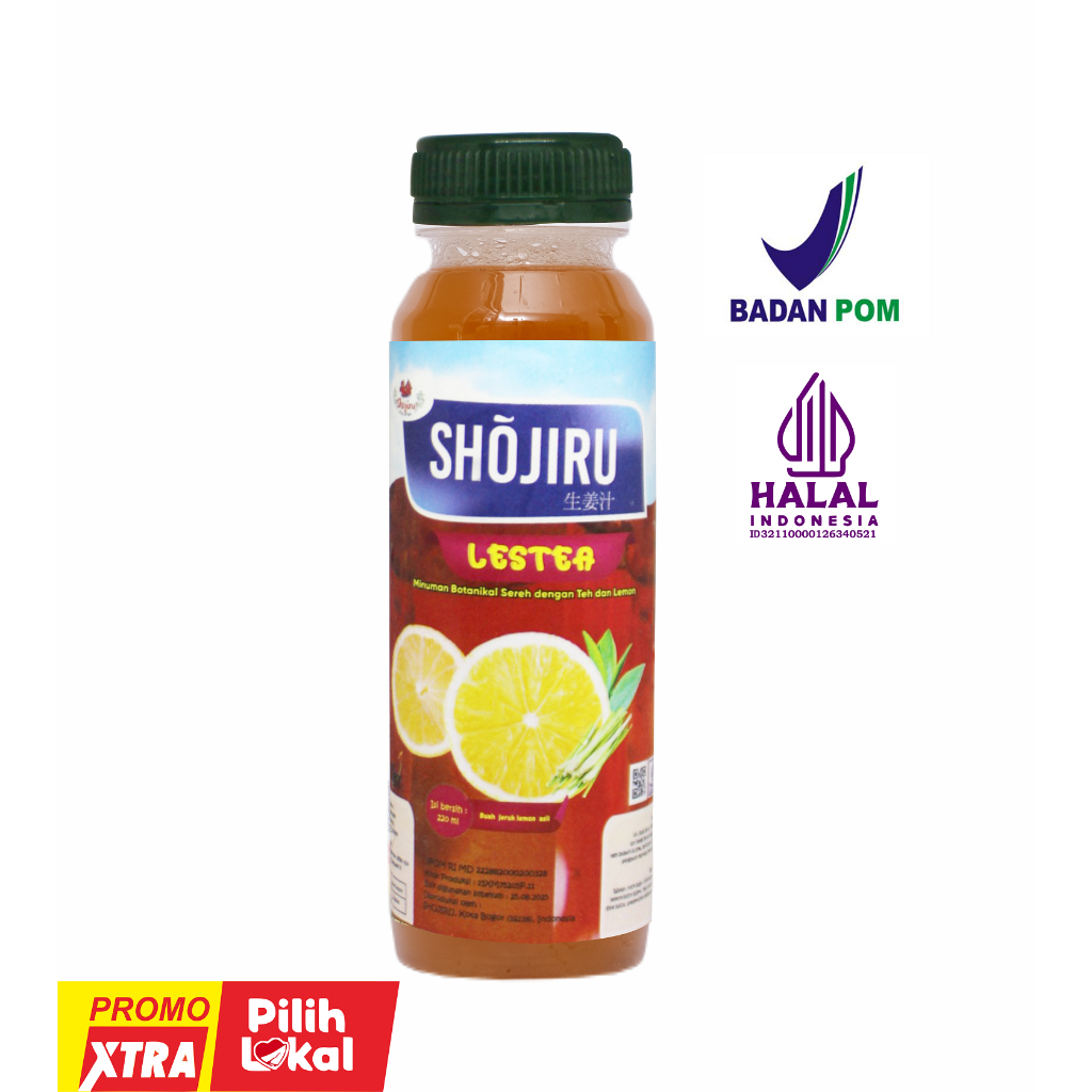 

Shojiru Minuman BOTANIKAL - Lestea Kemasan Botol 250 ml