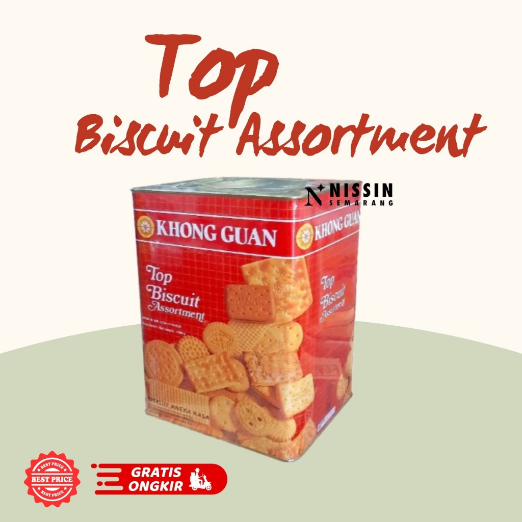 

Khong Guan Top Biscuit Assortment 1700g Khong Guan Top Biskuit Kaleng
