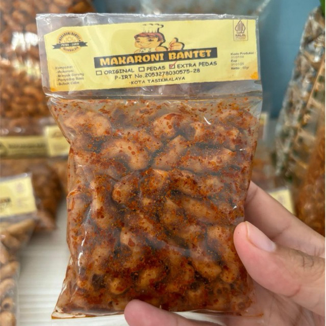 

100 pcs makaroni bantet cap koki / makaroni bantet Tasikmalaya