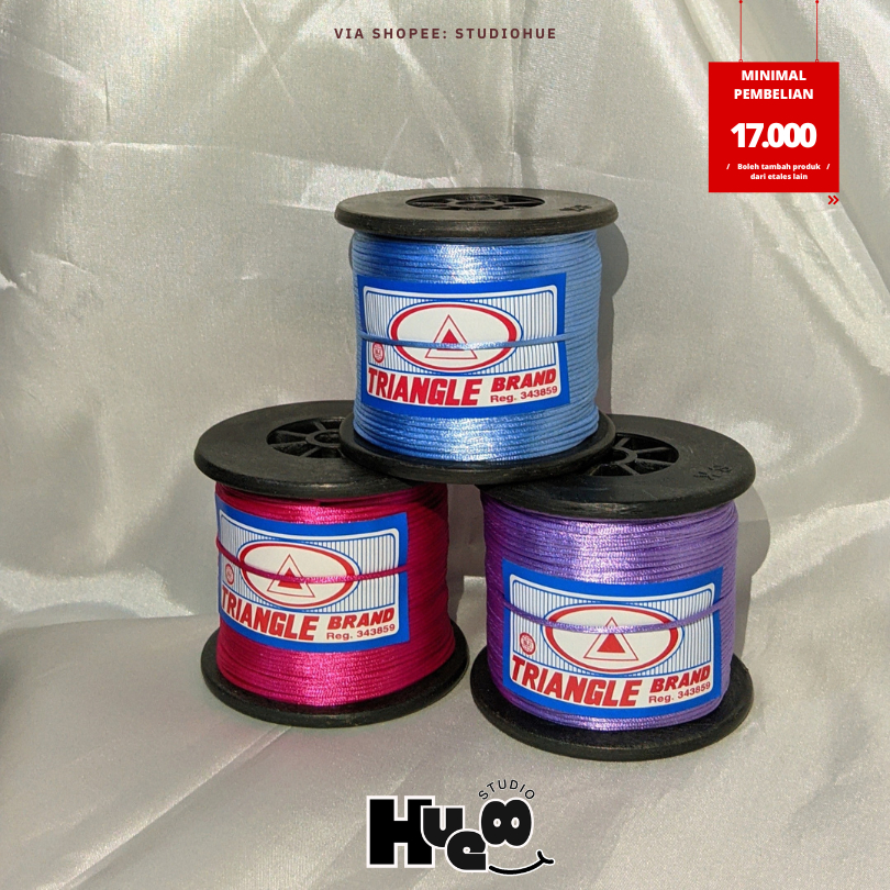 [PER 5 METER] Tali Satin China Cord 1MM, Gelang, Kalung, Tas