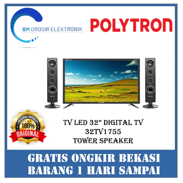 POLYTRON TV LED 32TV1755 TV 32INCH DIGITAL TV