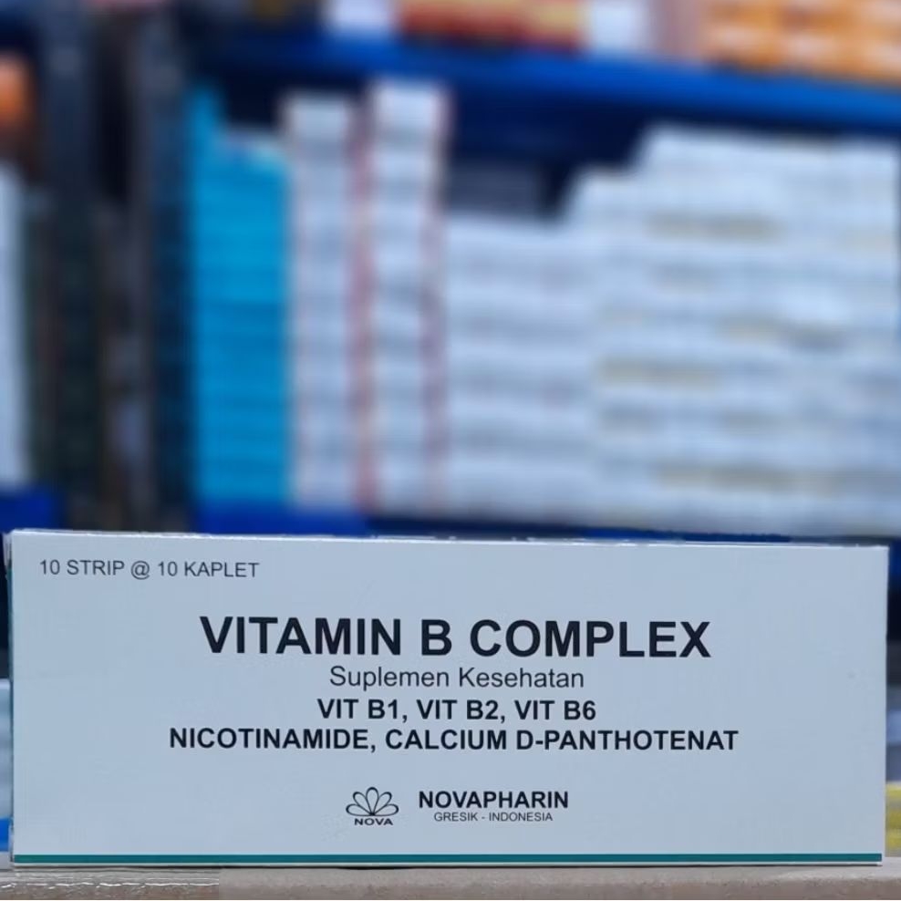 VITAMIN B COMPLEX NOVAPHARIN BOX