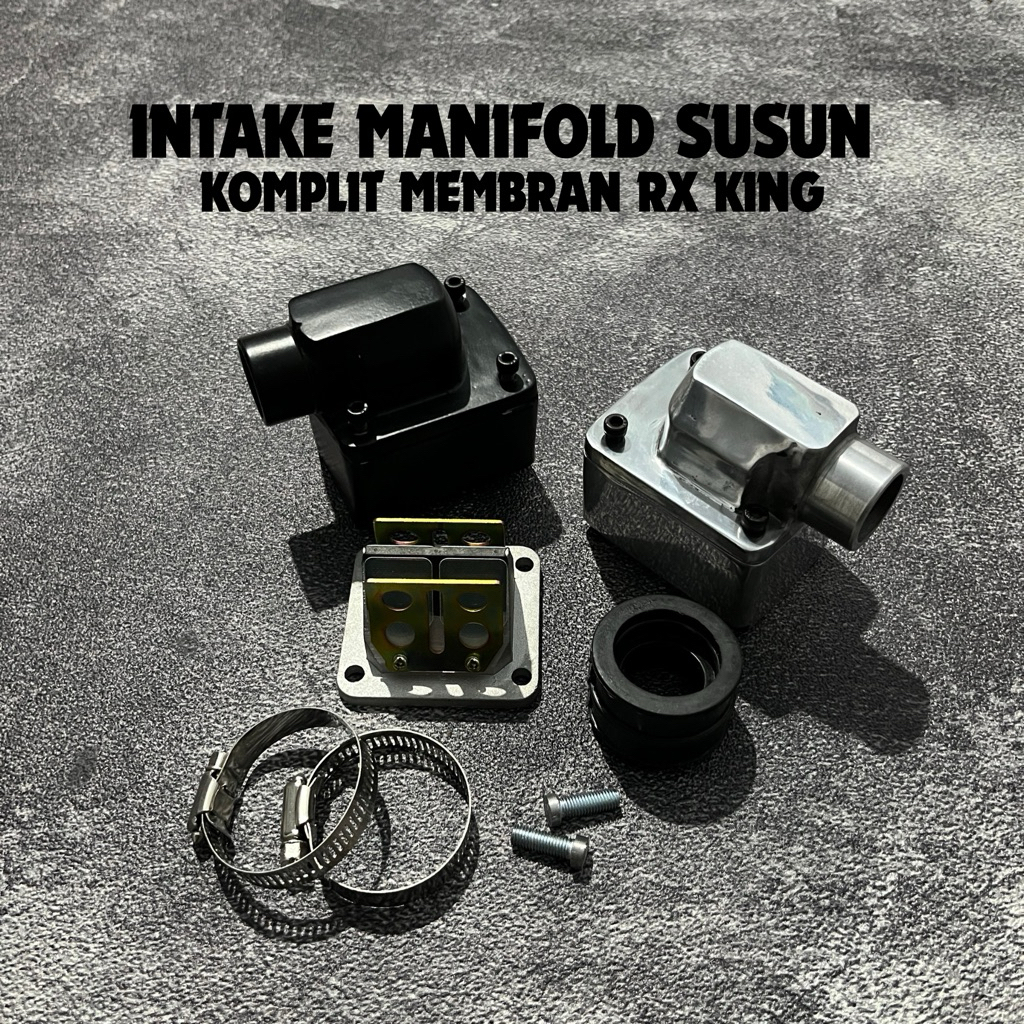 Intake Manifold  Susun Vespa Komplit Membran Rxz