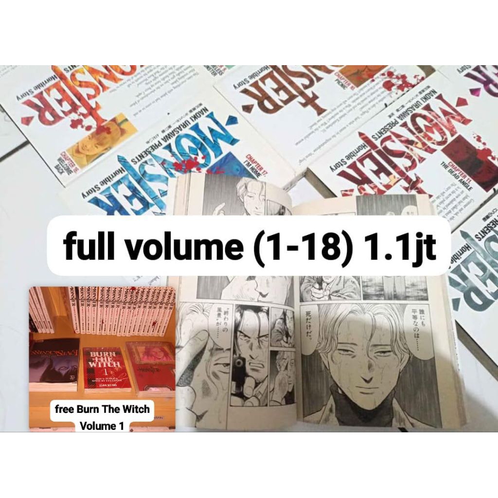 komik Monster buatan Naoki Urasawa
