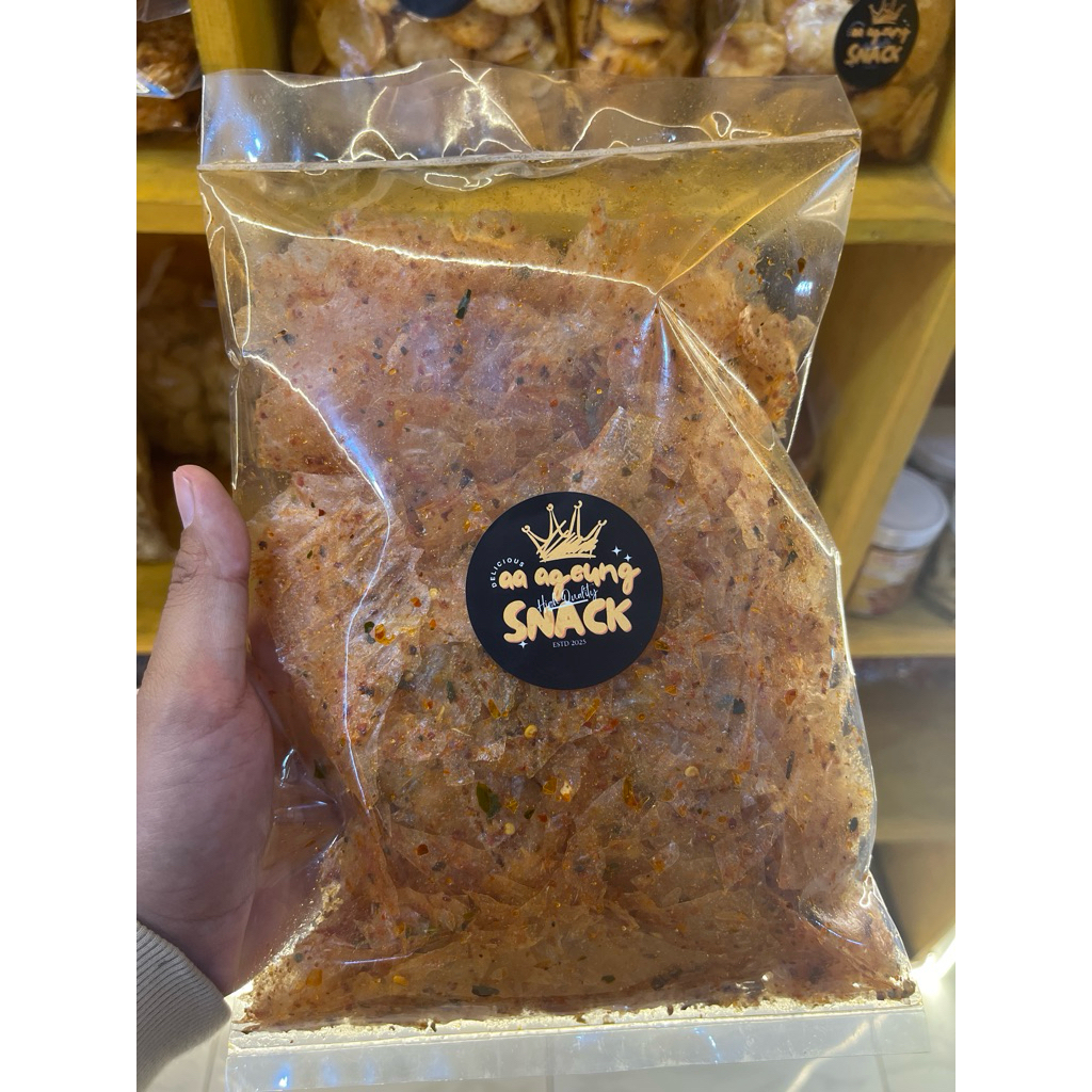 

KRIPCA ( Keripik Kaca ) pedas 250gram