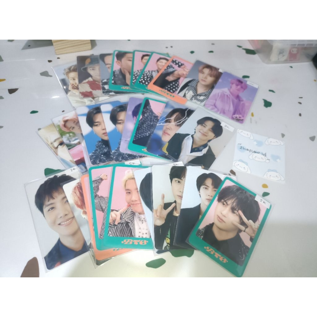 photocard dicon bts 101,102.Rm,jin,suga,Jimin,jhope